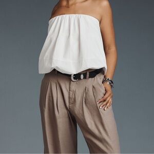 Anthropologie NWOT Maeve Strapless Bubble Top SZ XS